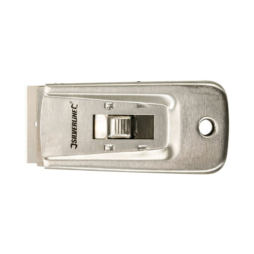 Silverline Retractable Steel Window Scraper 100mm 2