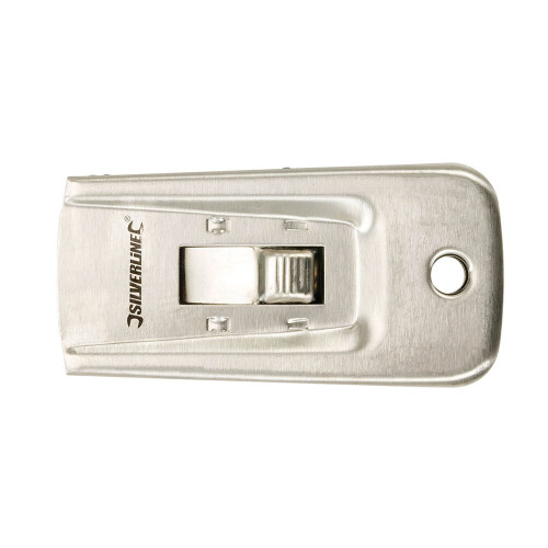 Silverline Retractable Steel Window Scraper 100mm 1