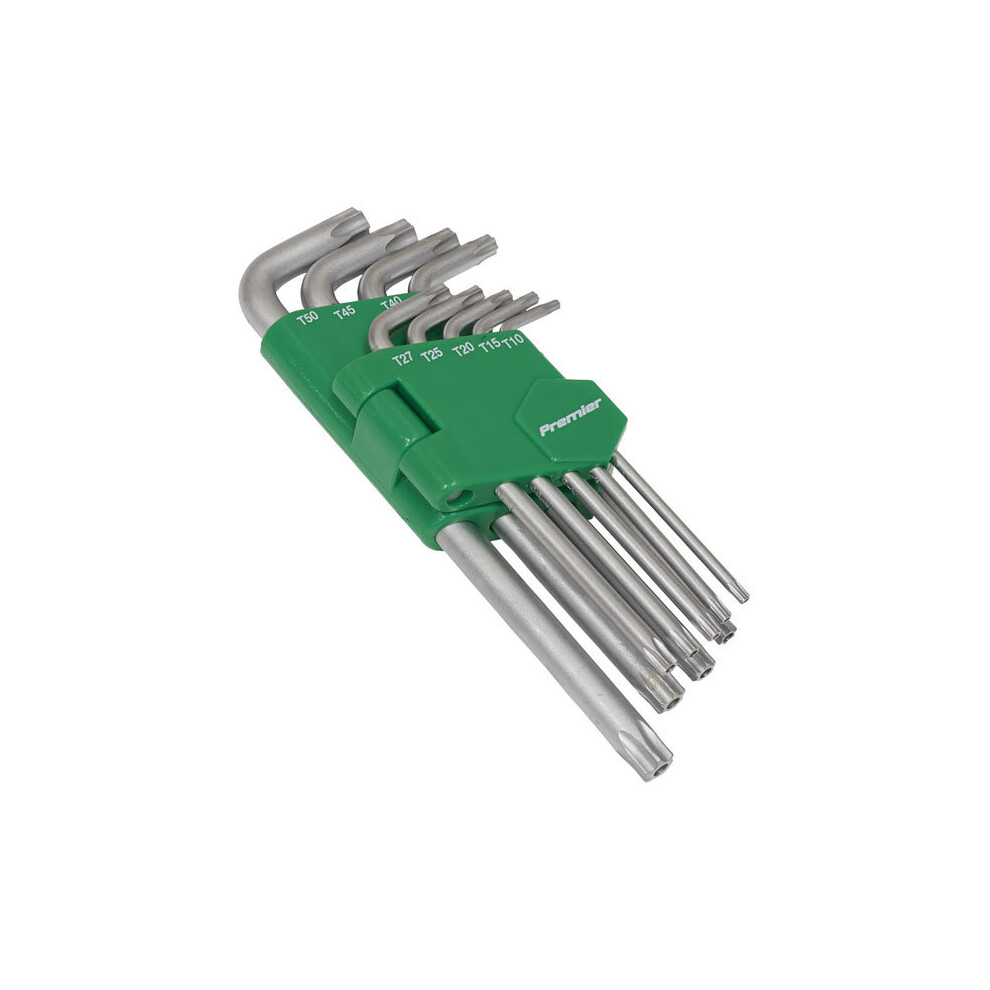 Sealey Ak7162 Security Trx-Star Key Set 9Pc Long