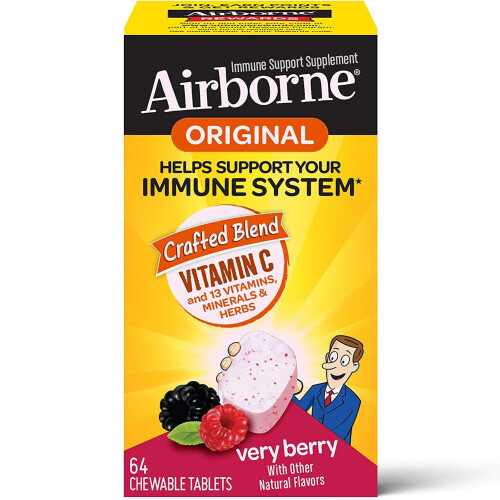 AirBorne, Immunsupport-Tabletten, sehr saftig, Very Berry