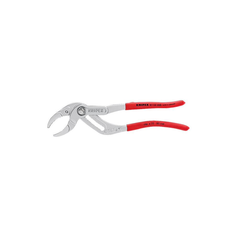 Knipex 81 03 250 Siphon & Connector Pliers For Traps, Tube Fittings & Connectors