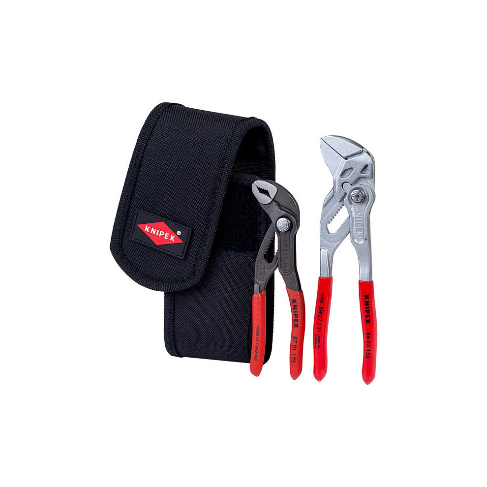 Knipex 00 20 72 V01 Minis In Belt Pouch Pliers Set - 2 Piece