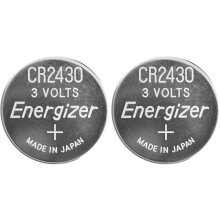 Energizer 637991 Size CR2430 Lithium Coin Cell (Pack of 2)