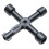 Rolson Rolson 22460 4 Way Service Utility Key 1