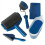 (5pc, Blue) Professional Paint Roller & Decorating Brush Set 1