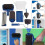 (8pc, Blue) Professional Paint Roller & Decorating Brush Set 1
