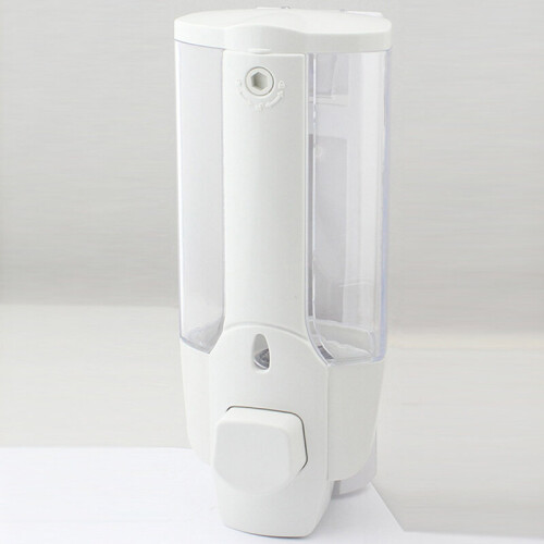 350ML Soap Dispenser Wall Mounted Shampoo Pump Action Kitchen Catering 1