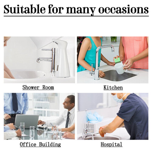 350ML Soap Dispenser Wall Mounted Shampoo Pump Action Kitchen Catering 2