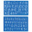 Major Brushes 30mm Old English Lettering Stencil Set 1