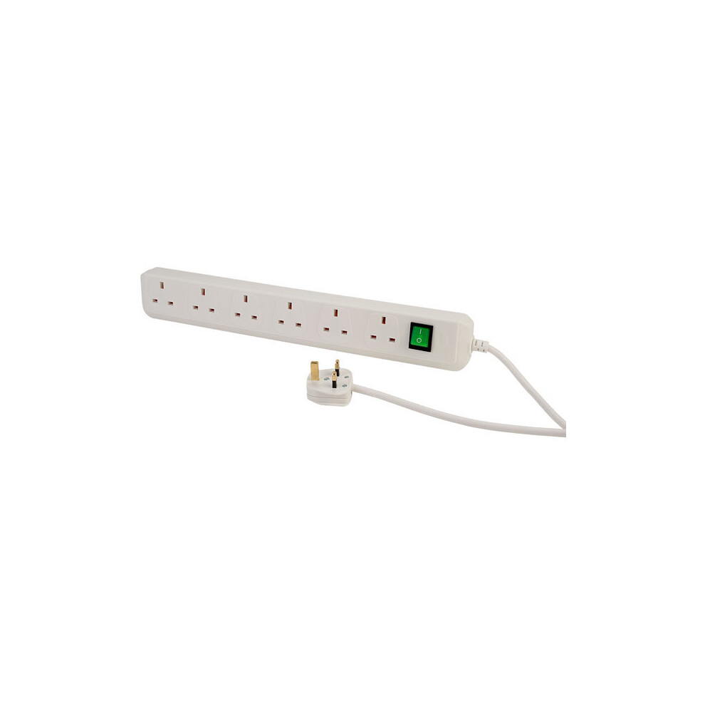 Brennenstuhl 1159523 6 Way Extension Socket 4007123212217