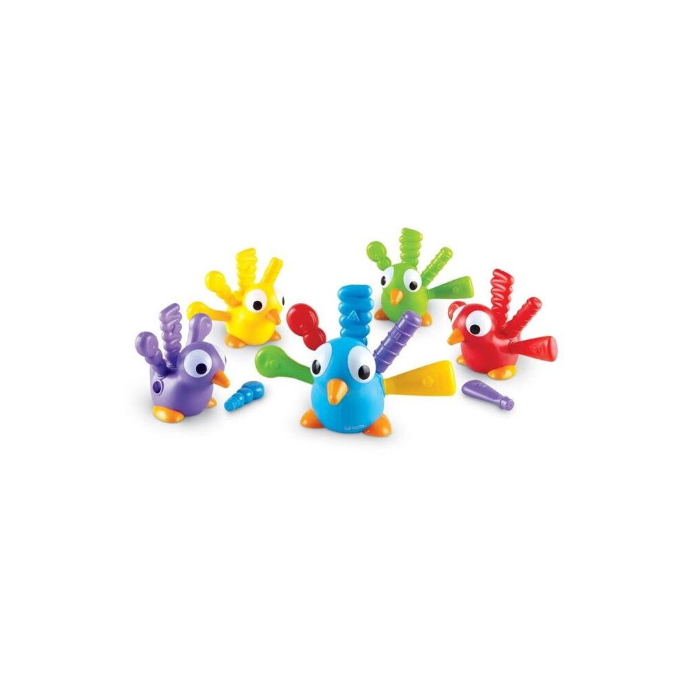 Learning Resources LER9095 Fine Motor Peacock Pals