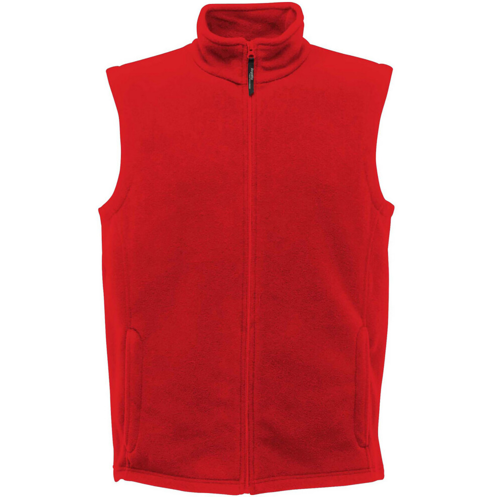 Regatta Professional Men's Micro Fleece Body Warmer Classic Red, Size: Xxl