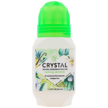CRYSTAL, Mineralangereichertes Deodorant Roll-On, Vanille & Jasmin, 2,25 fl oz (66 ml)