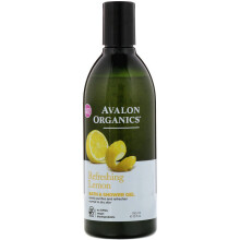 Avalon Organics, Bath & Shower Gel, Lemon, 355ml