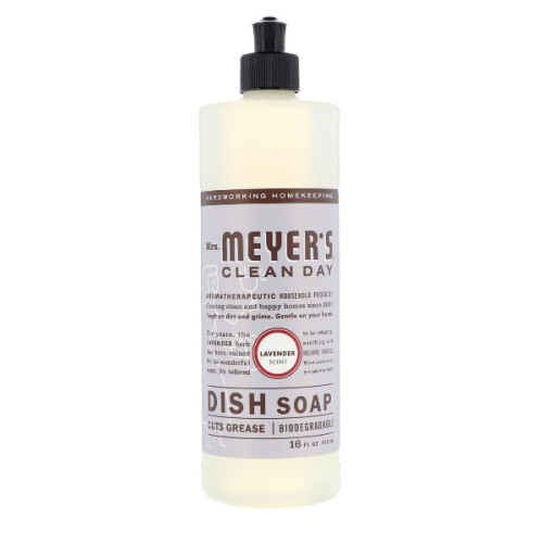 Mrs. Meyers Clean Day, Σαπουνάκι για τα Πιάτα, Λεβάντε, 16 fl oz (473 ml)