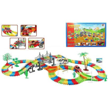VARIABLE CAR TRACK SET FOR PLAYING
