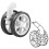 Quinny (White) Quinny Moodd 3-wheel front wheel 1