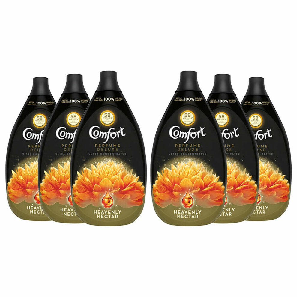 (Heavenly Nectar ) 6pk Comfort Perfume Deluxe - 870ml | Comfort Fabric Softener