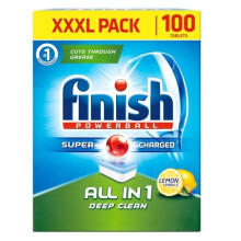 100pc Finish Powerball All-In-1 Dishwasher Tablets - Lemon Sparkle
