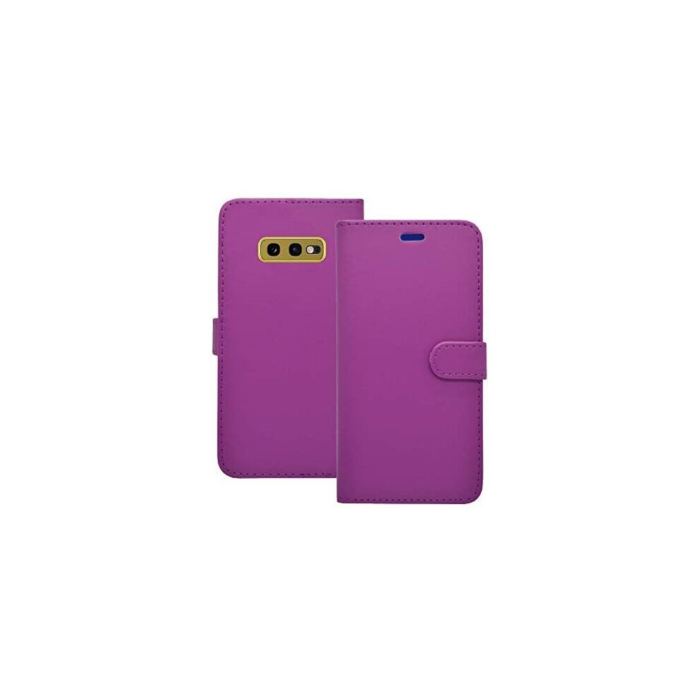 (Purple) Case For Samsung Galaxy S10e Wallet Flip Pu Leather Phone Cover Purple 7625945145970