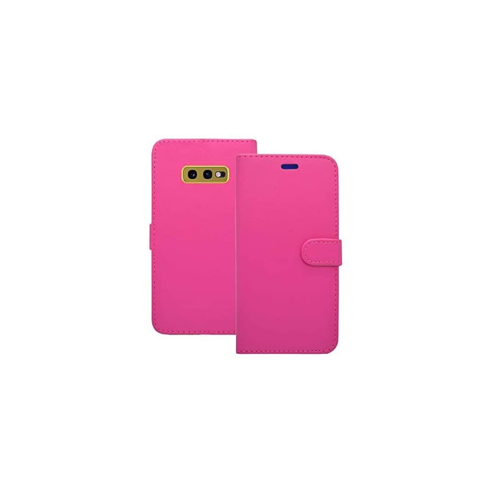 (Pink) Case For Samsung Galaxy S10e Wallet Flip Pu Leather Phone Cover Pink 7625940146347