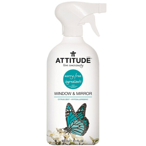 ATTITUDE, Window & Mirror, Citrus Zest, 800ml