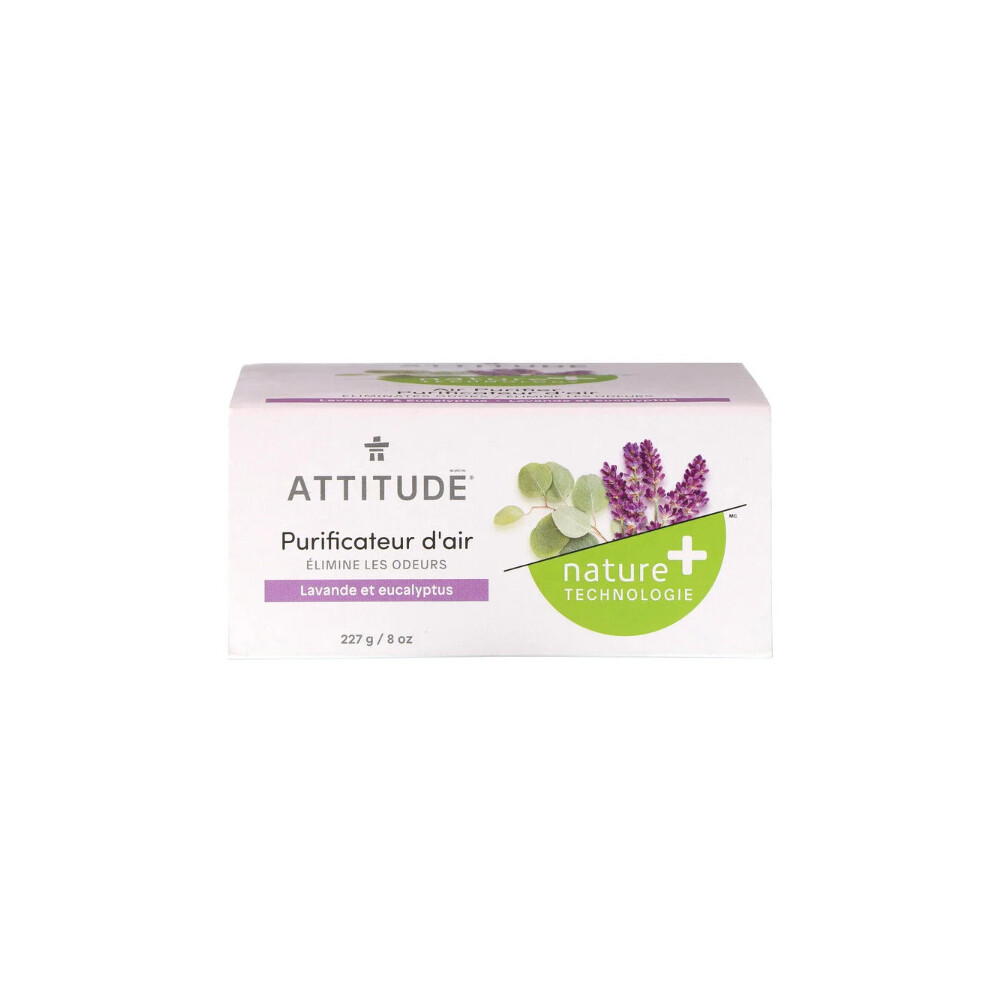 ATTITUDE, Natural Air Purifier, Lavender & Eucalyptus, 227g