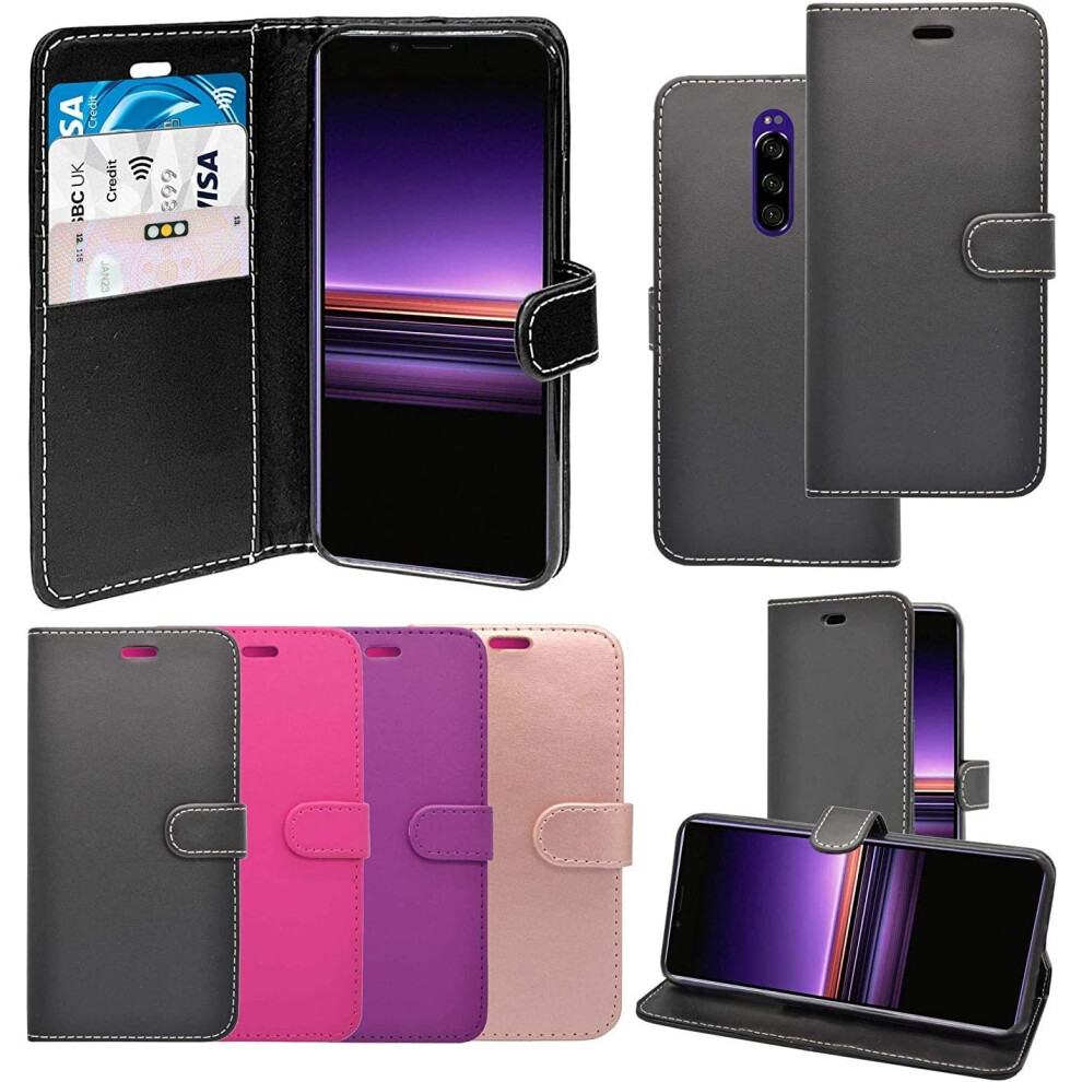 pink--case-for-sony-xperia-1-wallet-flip-pu-leather-pouch-phone-cover