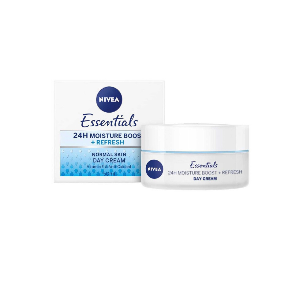 Nivea Essentials 24h Moisture Boost Cream 50ml Normal Skin SPF15