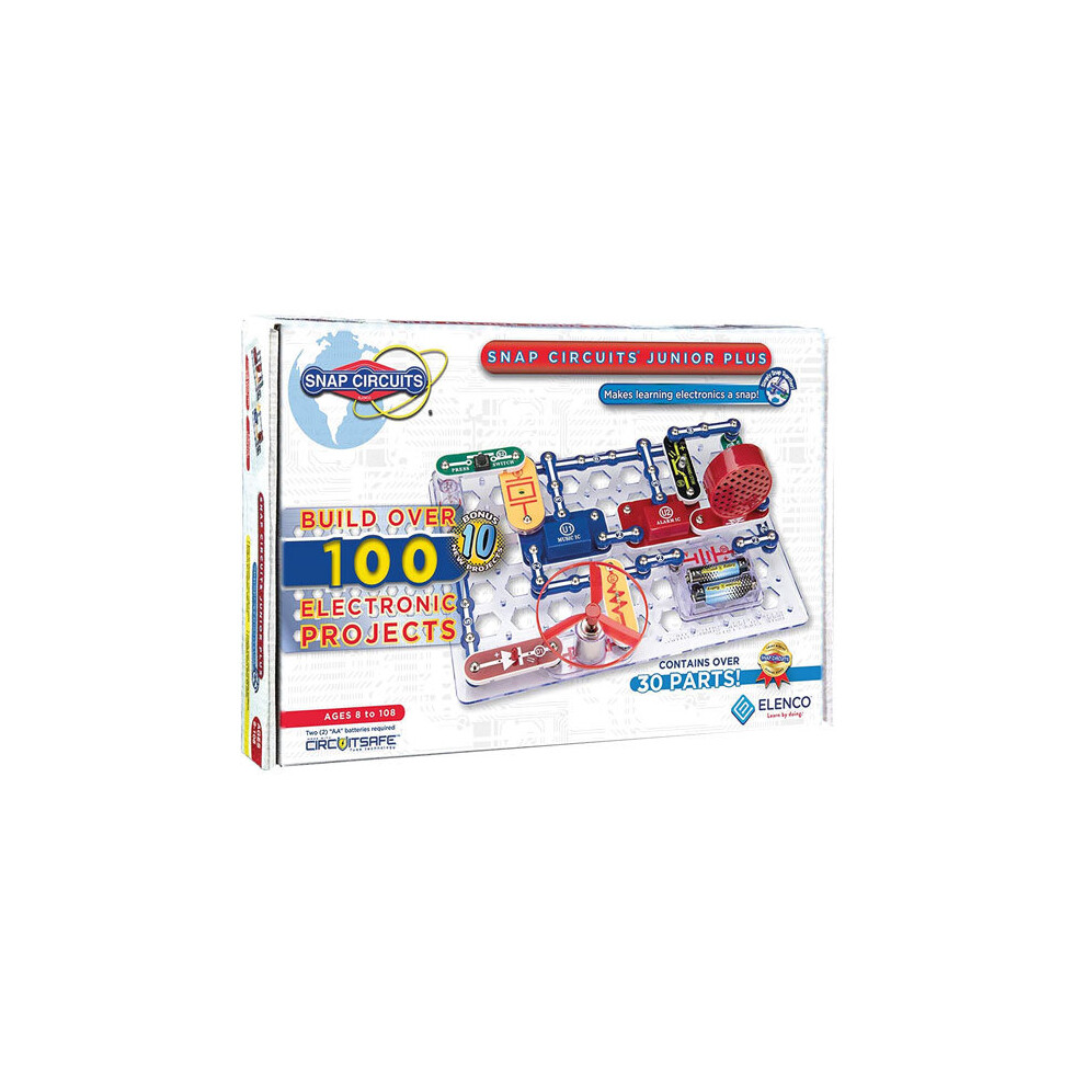 Snap Circuits SC -110 Junior Plus - Over 100 Electronic Projects 
