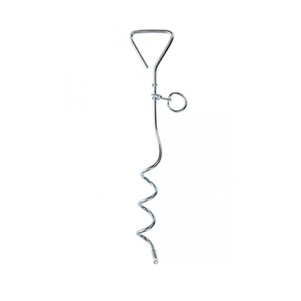 Spiral Dog Tether | Tent Anchor Peg | Gazebo Goal Netting Tent Awning