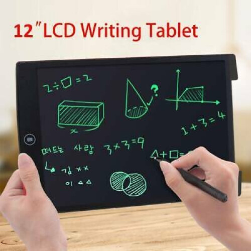 12" LCD Tablet Drawing Writing Board Kid Notepad eWriter Digital Graphic Gifts 2