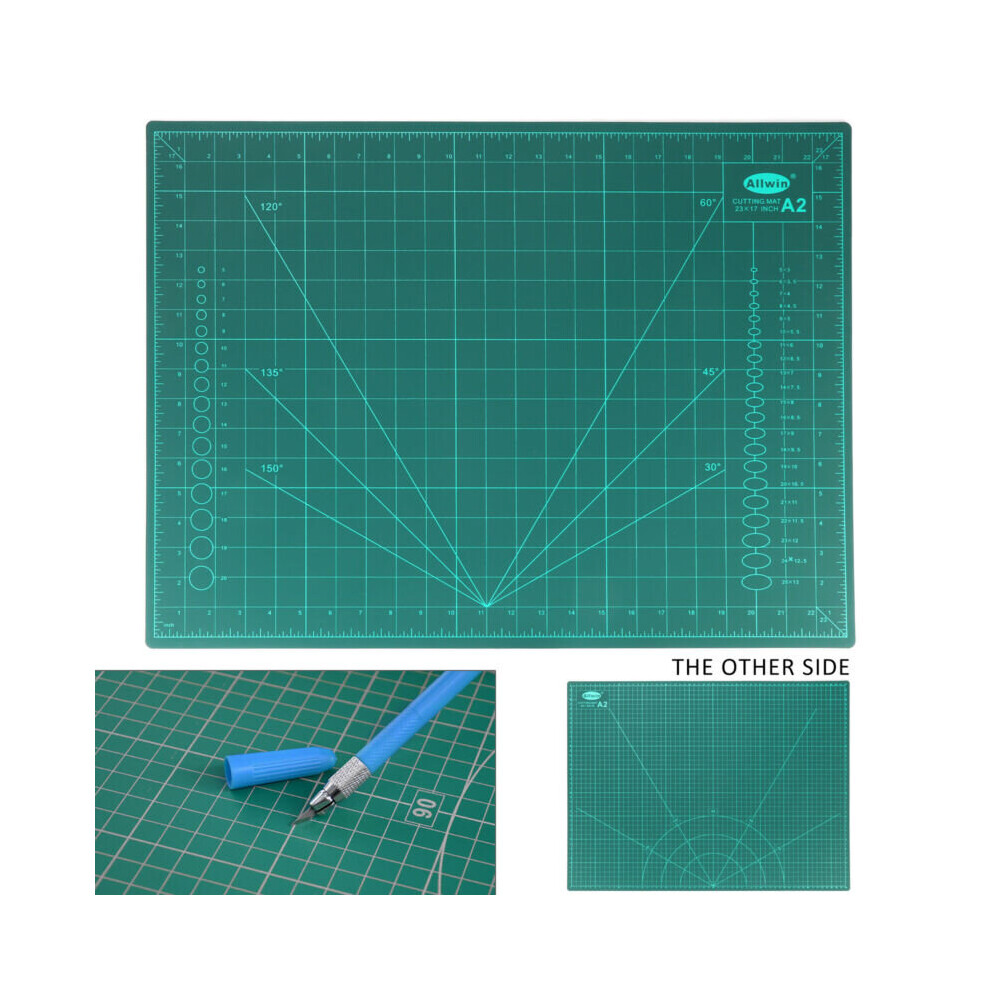 A2 Cutting Mat Self Healing Non Slip Craft Quilting Printed Grid Lines Board