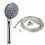 Shower Head Set Universal Multi Function Chrome Anti-Limescale Bath 2M Hose UK 1