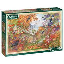 Jumbo Falcon de Luxe Autumn Hedgerow 500 Piece Jigsaw Puzzle