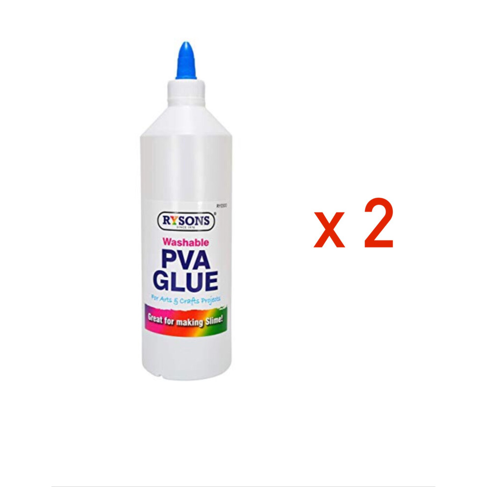2 X Rysons Pva Glue. Great For Making Slime 5056239403001