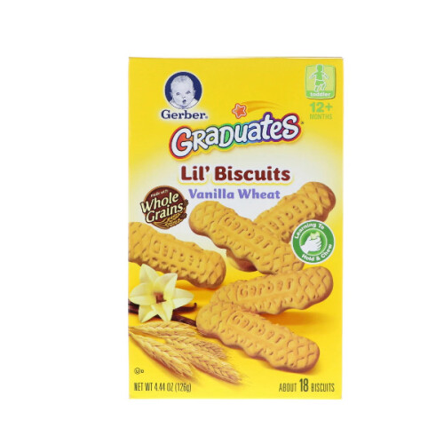 Gerber Gerber, Lil' Biscuits, 12+ Months, 126g