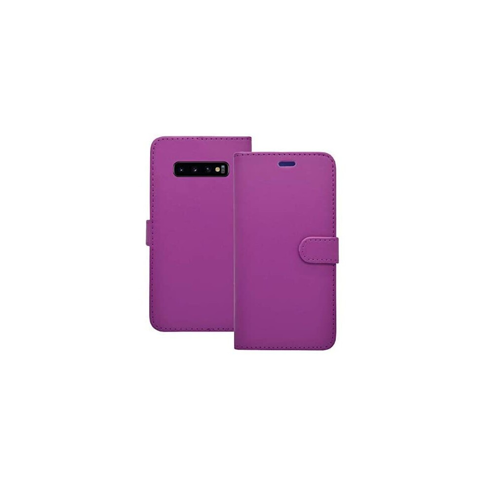 (Purple) Case For Samsung Galaxy S10 Plus Wallet Flip Pu Leather Phone Cover Purple 804050318302