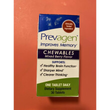 Prevagen Improves Memory Chewables Mixed Berry Flavor 30 tabs