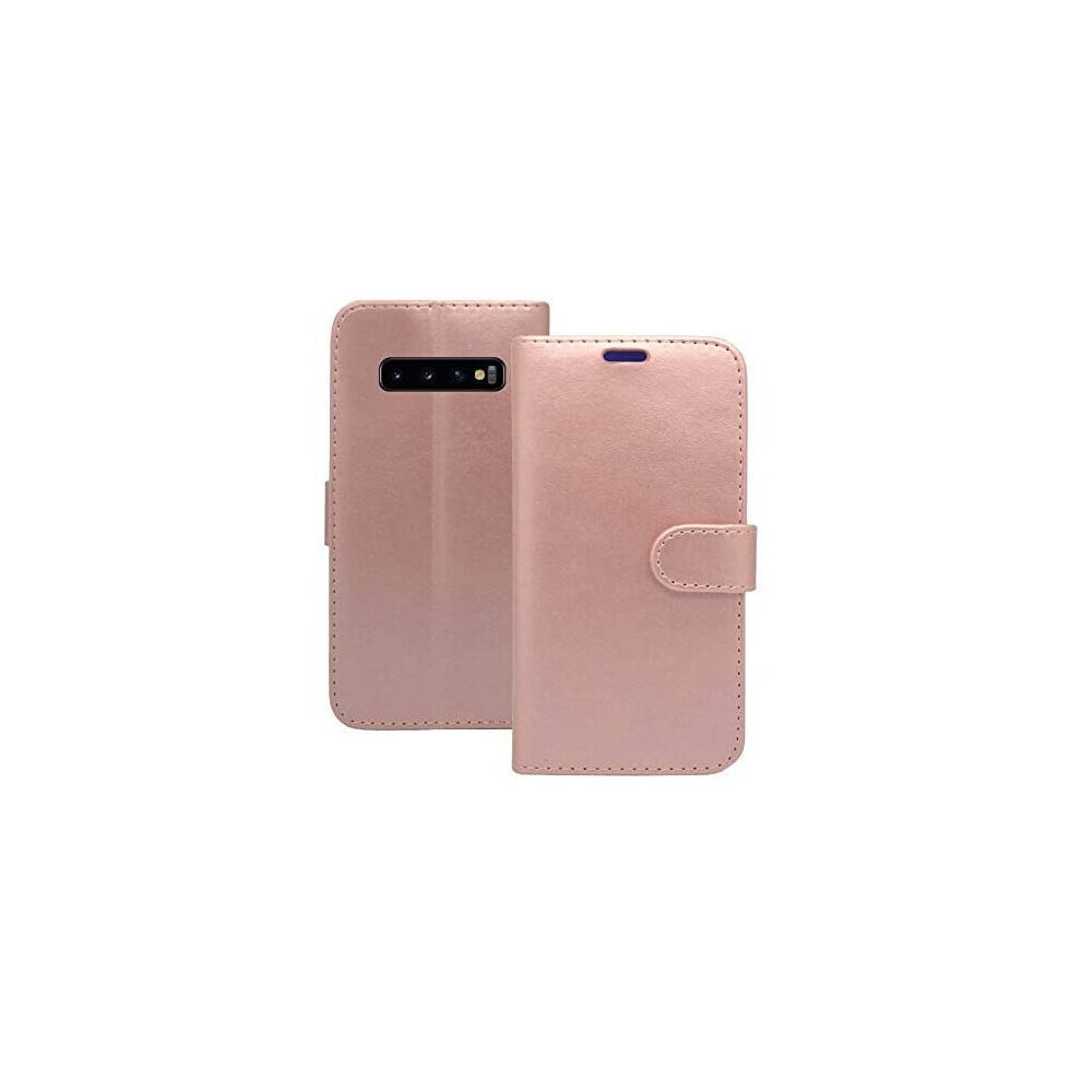 (Rose ) Case For Samsung Galaxy S10 Wallet Flip Pu Leather Phone Cover Gold 804050318401