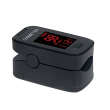(black) Finger Pulse Oxygen Monitor Blood Oximeter