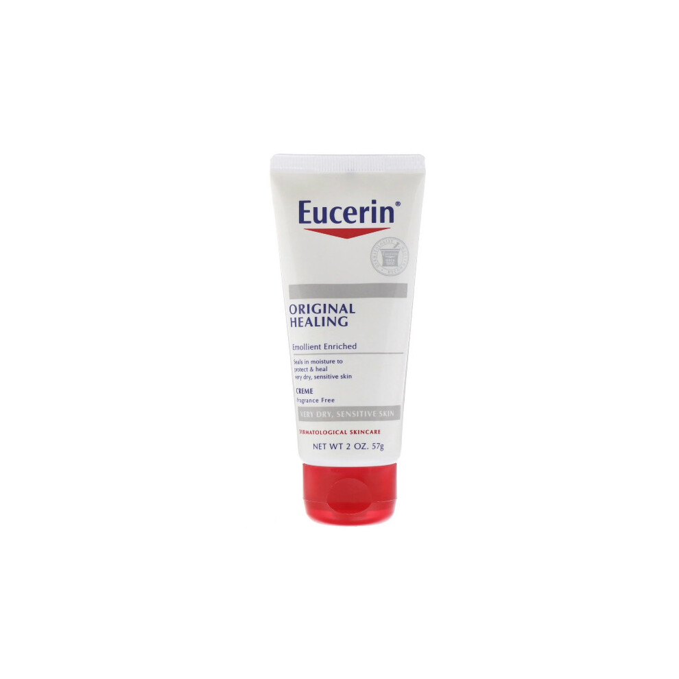 Eucerin, Original Healing, Creme for Very Dry Sensitive Skin, Fragrance Free, 57g