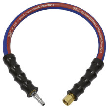Sealey AH2R/38 Air Leader Hose 600mm x Ø10mm with Tail Piece and 1/4"BSP Union