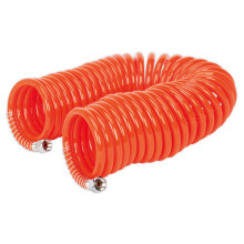 Sealey AH10C/6 Coiled Air Hose 10mtr x Ø6mm 1/4"BSP Unions