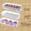 Kitchen Refrigerator Food Organizer Container Clear Collecting Box Basket Rack 7