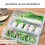 Kitchen Refrigerator Food Organizer Container Clear Collecting Box Basket Rack 8