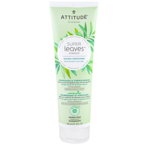 ATTITUDE, Super Leaves Science,  Κοντιόνερ, Λάδι Λεμονιού & Φύλλα Ελιάς, 8 oz (240 ml)