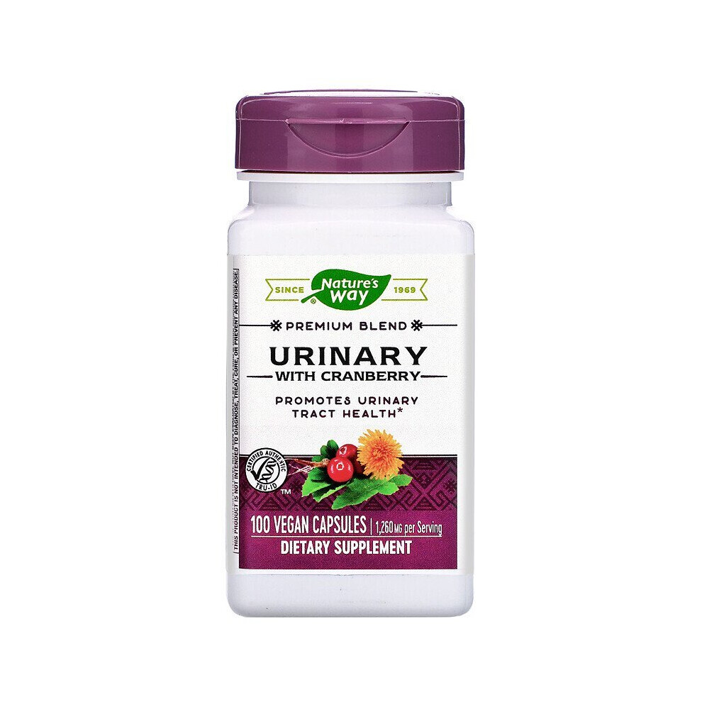 Nature's Way , Urinary With Cranberry, 1,260 Mg, 100 Vegan Capsules