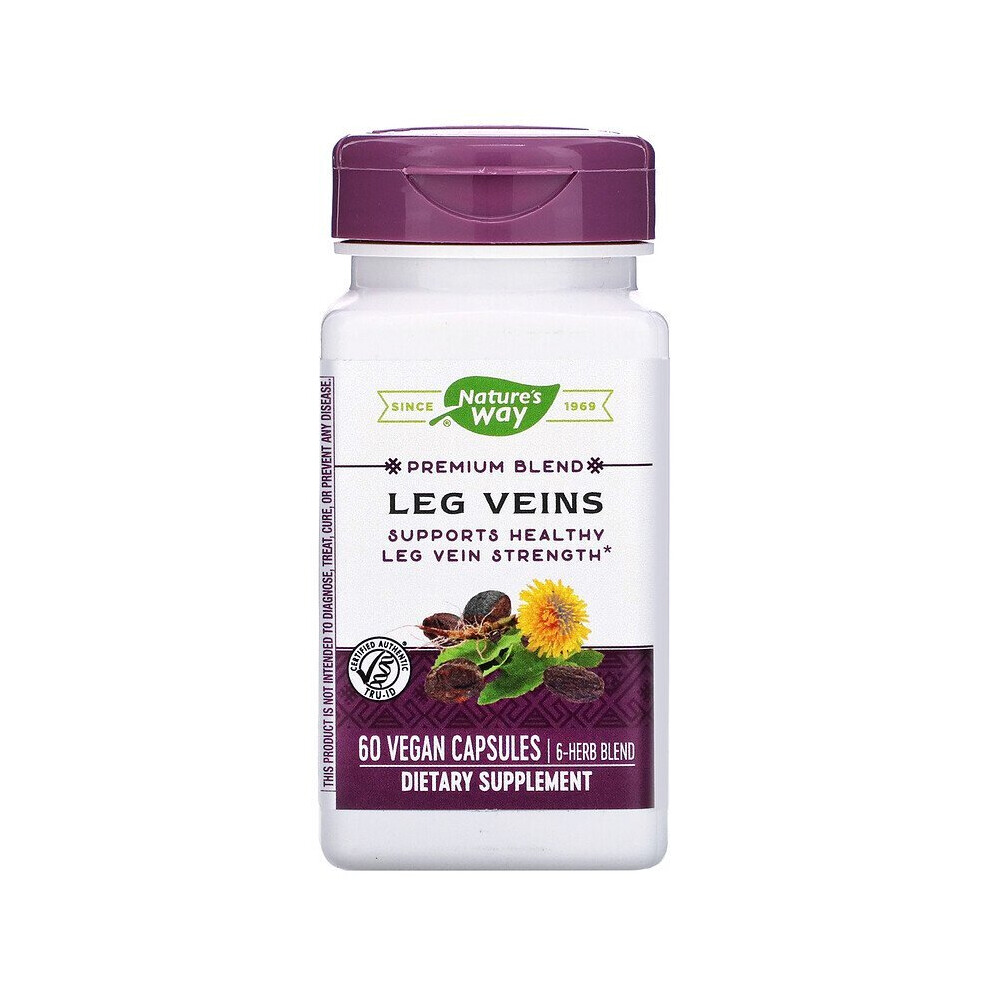 Nature's Way, Premium Blend, Leg Veins, 60 Vegan Capsules