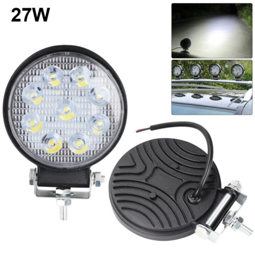 2x 27W Car 12V LED Work Spot Lights Spotlight Lamp 4x4 Van ATV Offroad SUV Truck